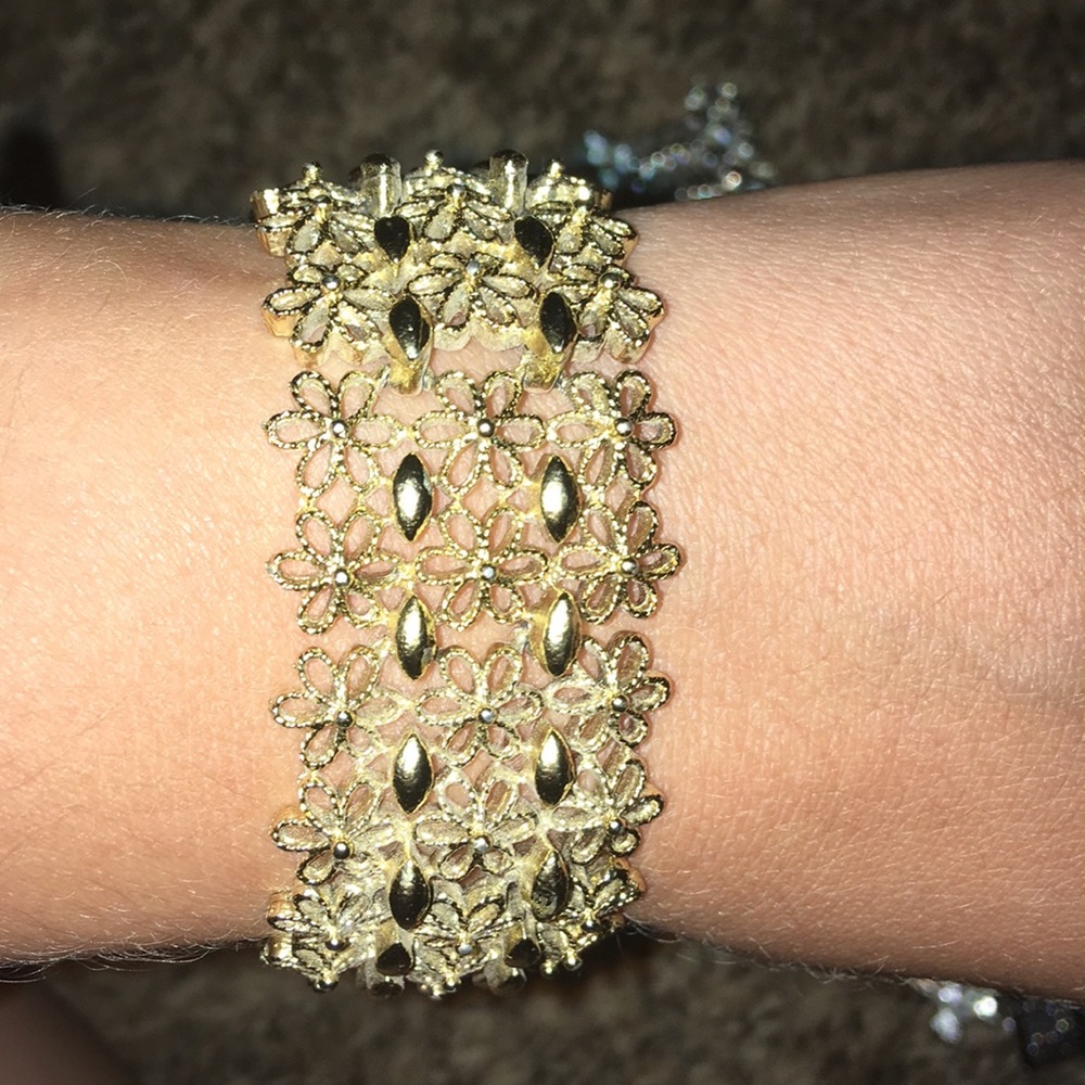 Bundle of gold/silver bracelets